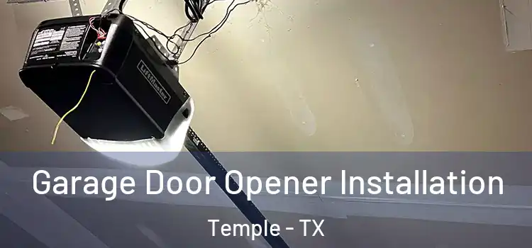  Garage Door Opener Installation Temple - TX